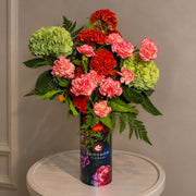 Crimson Garden Vase — product arrangement