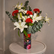 Ivory Ember Vase — product arrangement