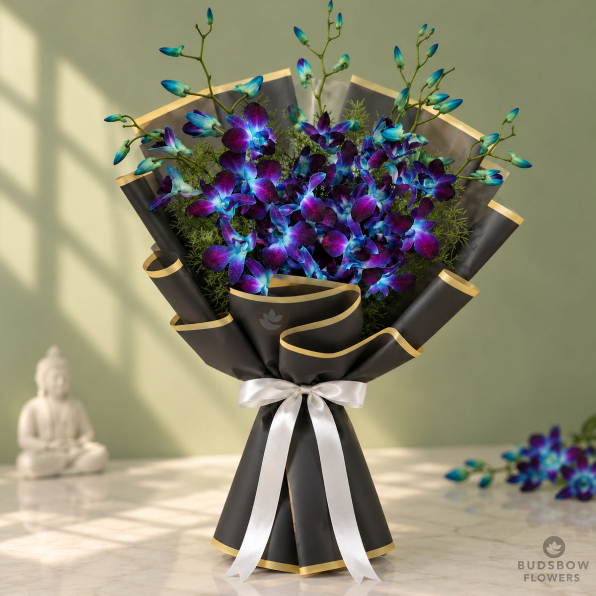 Midnight Sapphire Orchid Bouquet