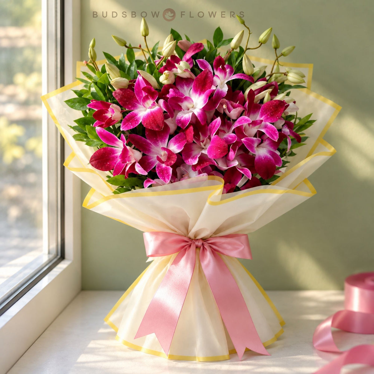 Rosé Orchid Elegance Bouquet