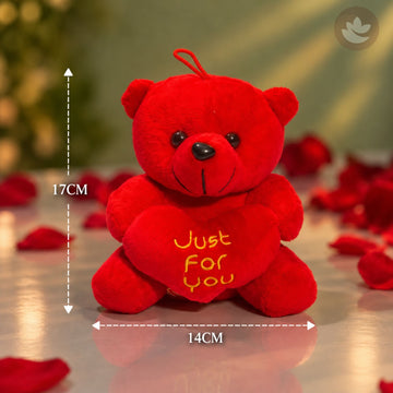 Crimson Heart Teddy