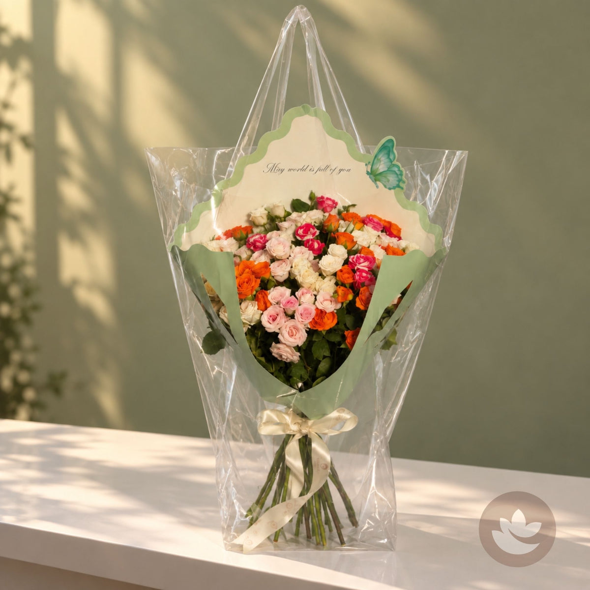 Rosy Meadow Carry Bouquet