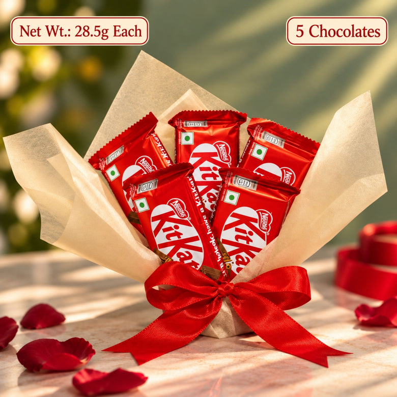 Scarlet Crunch Chocolate Bouquet