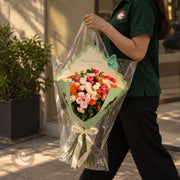 Rosy Meadow Carry Bouquet