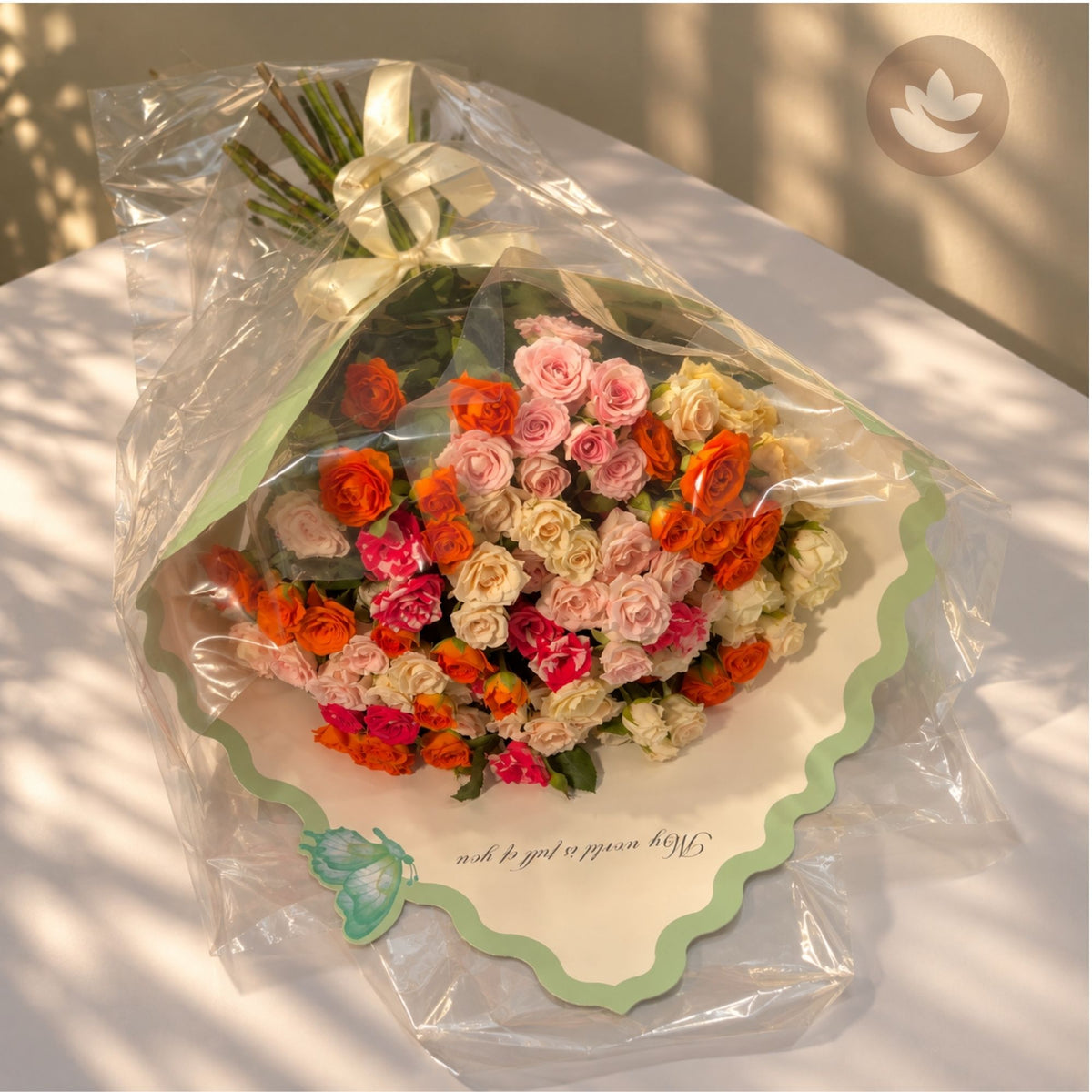 Rosy Meadow Carry Bouquet