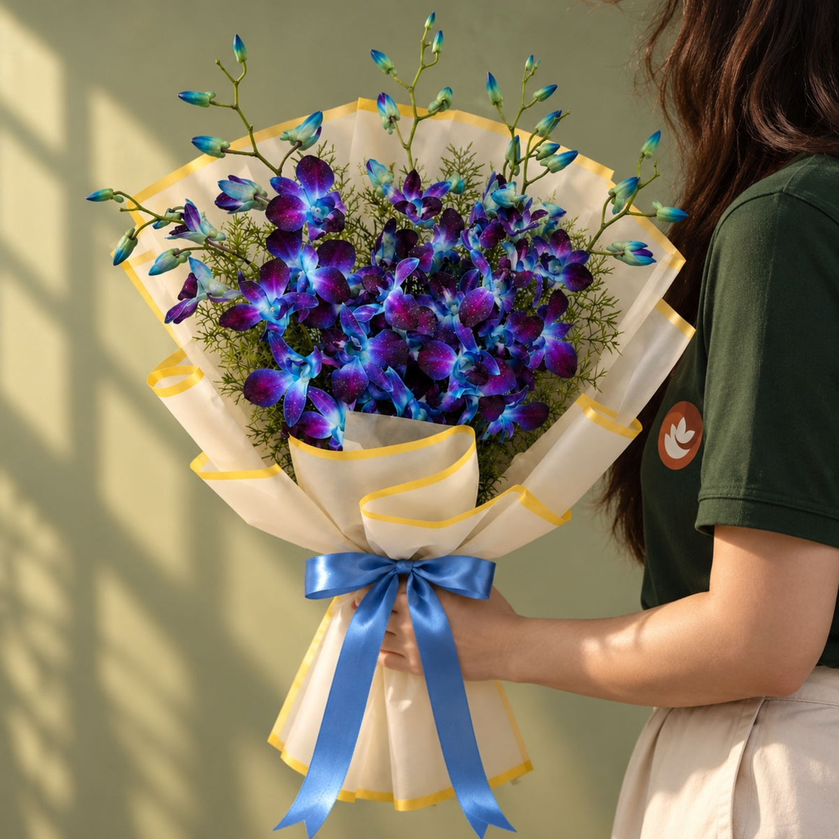 Midnight Sapphire Orchid Bouquet