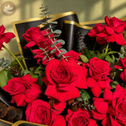 Crimson Royale Rose Bag