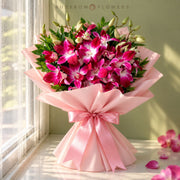 Rosé Orchid Elegance Bouquet