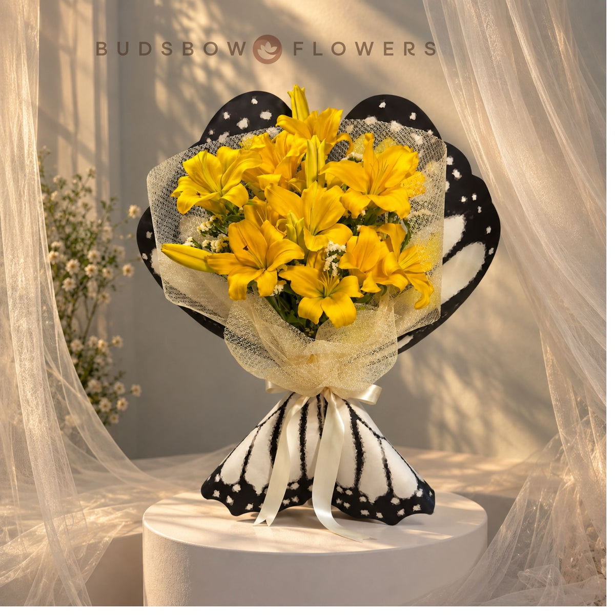 Golden Butterfly Lilies