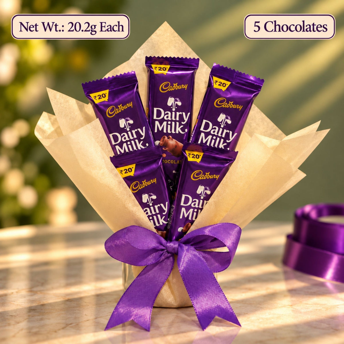 Purple Delight Chocolate Bouquet