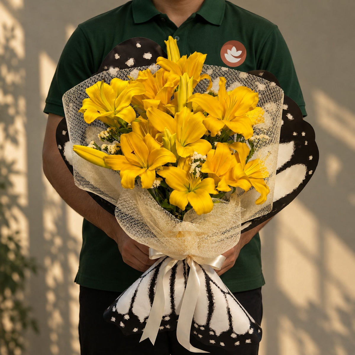 Golden Butterfly Lilies