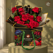 Crimson Royale Rose Bag