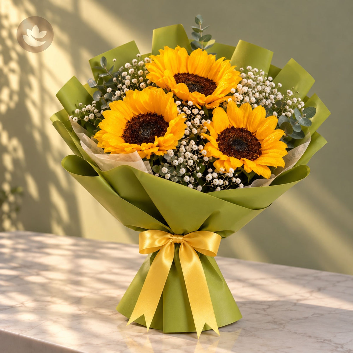 Sunlit Trio Charm